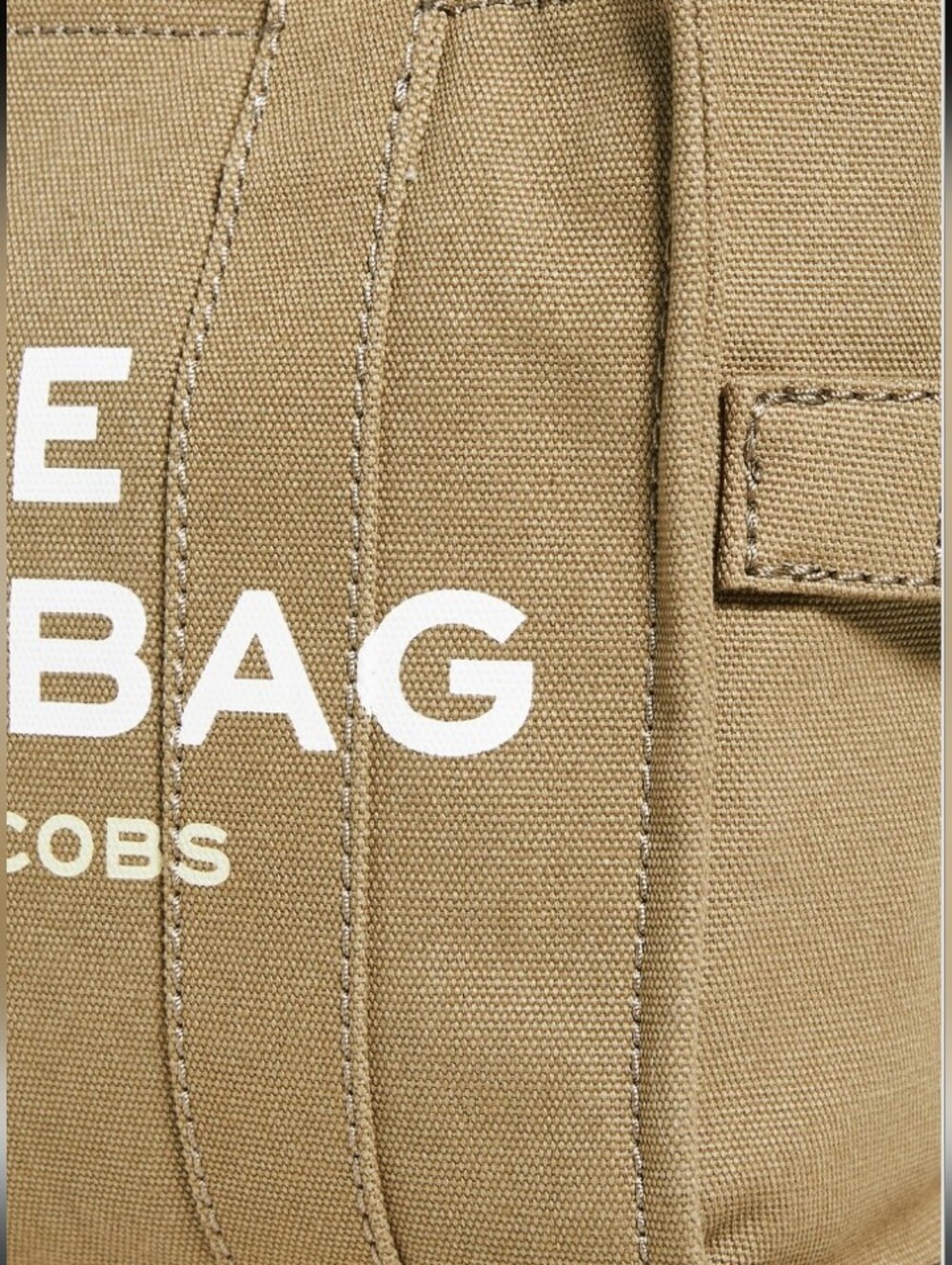 Marc Jacobs-The Small Canvas Tote Bag (Slate-Tan 🤎) - Picture 2 of 12